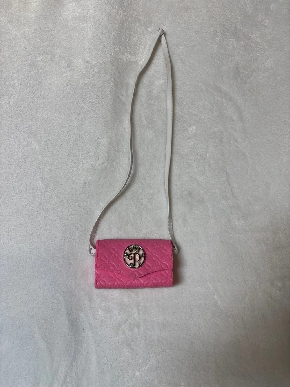 Disney Pink Mini Crossbody with Silver Medallion